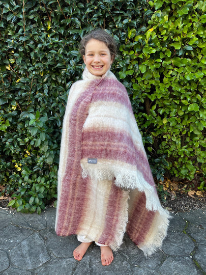 Rolleston Mohair Lap Throw - The Glamorous Goat