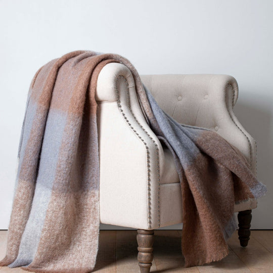 Pembroke Mohair Throw - The Glamorous Goat